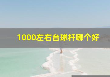 1000左右台球杆哪个好