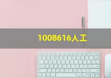 1008616人工