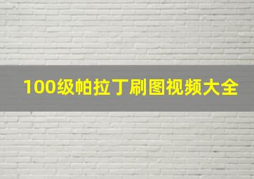 100级帕拉丁刷图视频大全