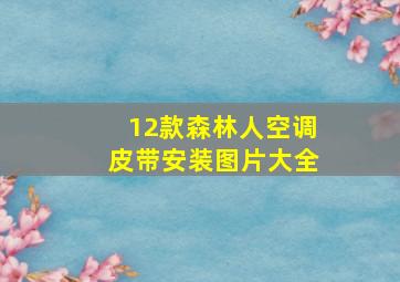 12款森林人空调皮带安装图片大全