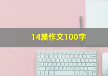 14篇作文100字