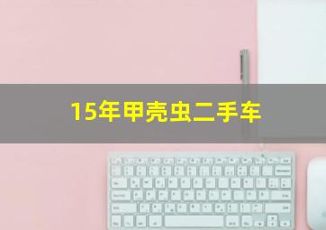 15年甲壳虫二手车