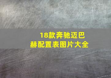 18款奔驰迈巴赫配置表图片大全