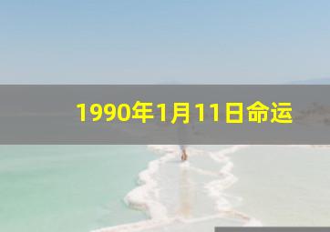 1990年1月11日命运