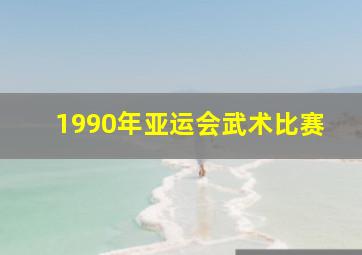 1990年亚运会武术比赛