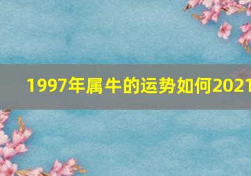 1997年属牛的运势如何2021