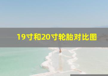 19寸和20寸轮胎对比图