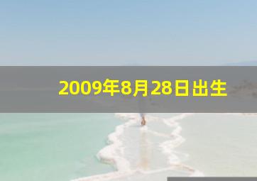 2009年8月28日出生