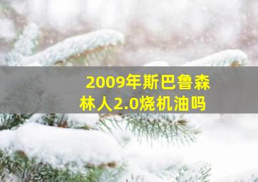 2009年斯巴鲁森林人2.0烧机油吗