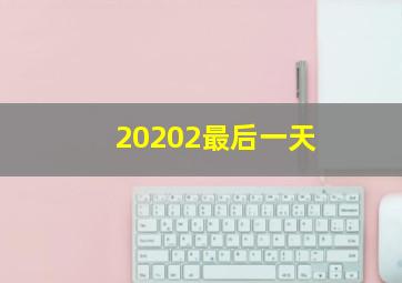 20202最后一天