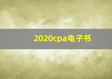 2020cpa电子书