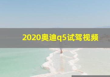 2020奥迪q5试驾视频