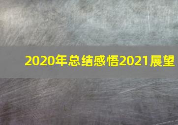 2020年总结感悟2021展望