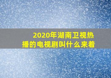 2020年湖南卫视热播的电视剧叫什么来着