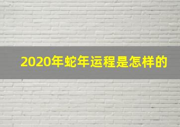 2020年蛇年运程是怎样的