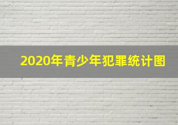 2020年青少年犯罪统计图