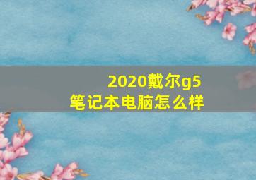 2020戴尔g5笔记本电脑怎么样