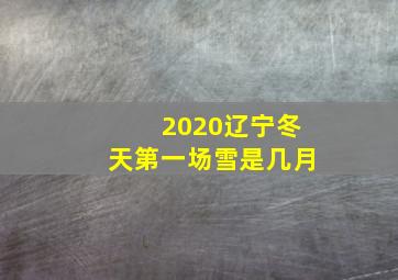 2020辽宁冬天第一场雪是几月