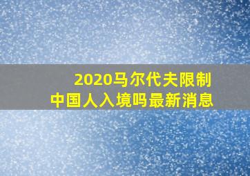 2020马尔代夫限制中国人入境吗最新消息