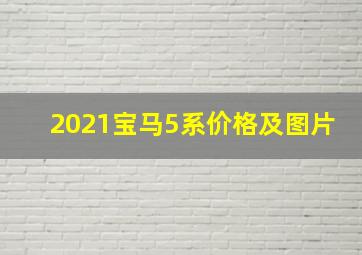 2021宝马5系价格及图片