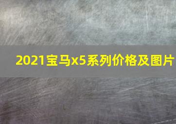 2021宝马x5系列价格及图片