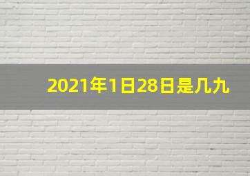 2021年1日28日是几九