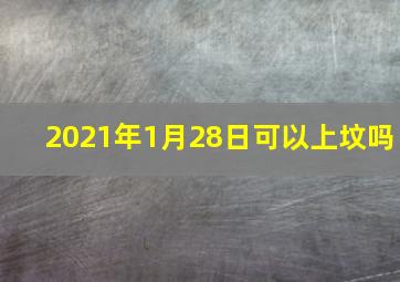 2021年1月28日可以上坟吗