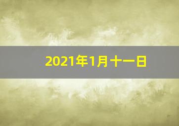 2021年1月十一日