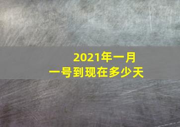 2021年一月一号到现在多少天