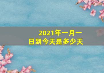 2021年一月一日到今天是多少天