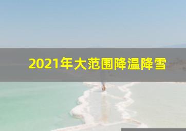 2021年大范围降温降雪