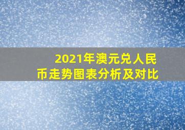 2021年澳元兑人民币走势图表分析及对比