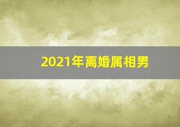 2021年离婚属相男