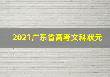 2021广东省高考文科状元