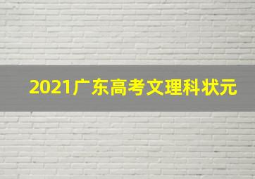 2021广东高考文理科状元