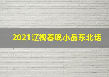 2021辽视春晚小品东北话