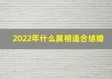 2022年什么属相适合结婚