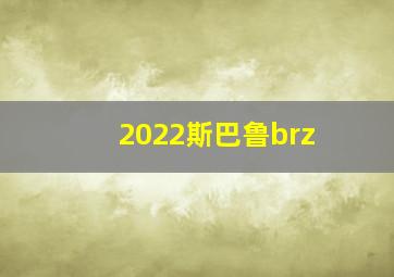 2022斯巴鲁brz