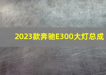 2023款奔驰E300大灯总成