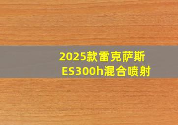 2025款雷克萨斯ES300h混合喷射