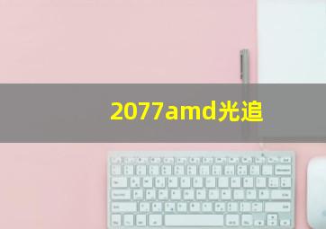 2077amd光追