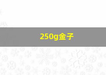 250g金子