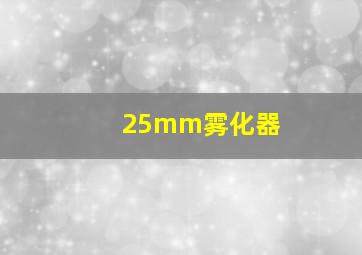 25mm雾化器