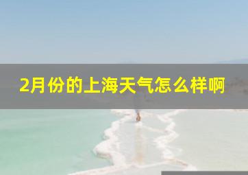 2月份的上海天气怎么样啊