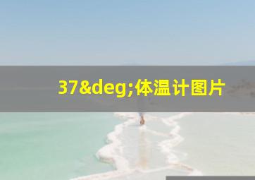 37°体温计图片