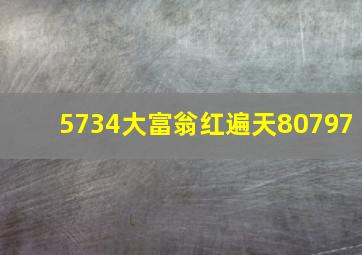 5734大富翁红遍天80797