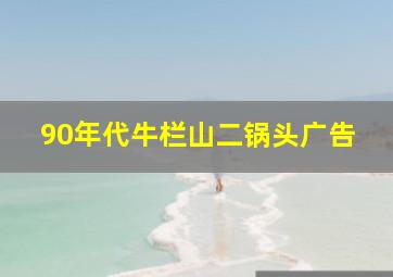 90年代牛栏山二锅头广告