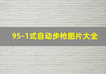 95-1式自动步枪图片大全