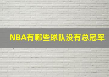 NBA有哪些球队没有总冠军