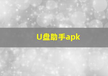 U盘助手apk